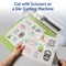 Avery Printable Sticker Paper, 8.5" x 11", Glossy Clear, Permanent Adhesive, Laser/Inkjet Compatible, 7 Full-Size Label Sheets (4397)